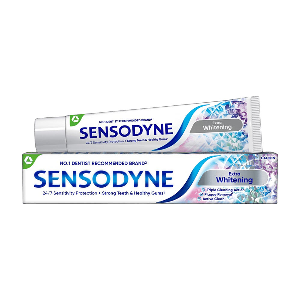 SENSODYNE Extra Whitening Zubní pasta 75 ml, poškozený obal