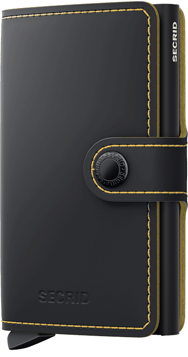 Mini peněženka Secrid Miniwallet Matte Black Ochre