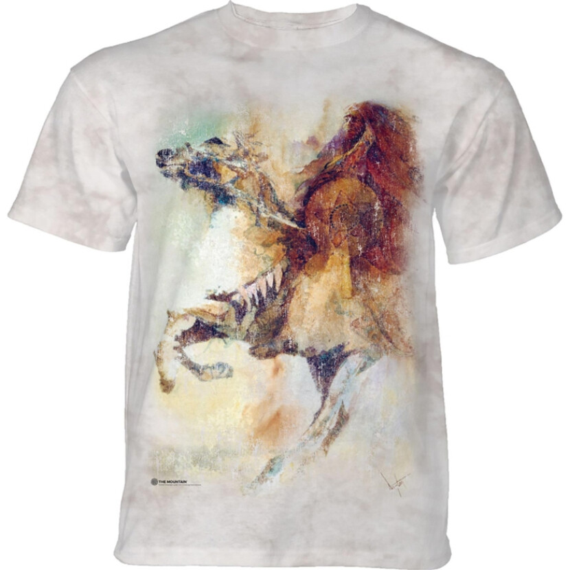 Tričko unisex The Mountain War Chief - bílé, S