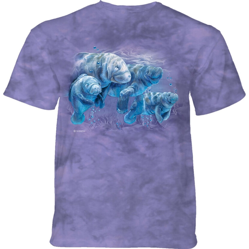 Tričko unisex The Mountain Manatees Forever (kapustňáci) - fialové, 5XL