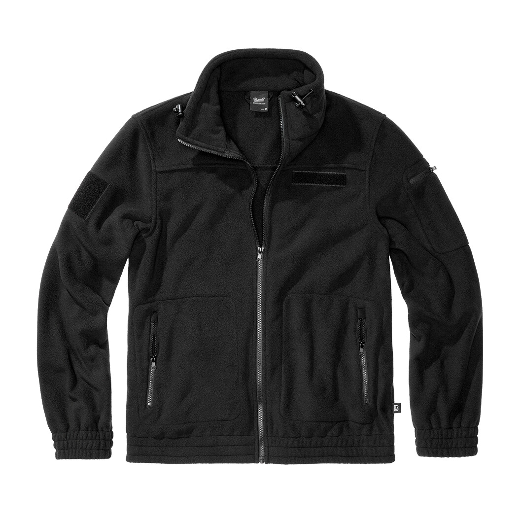 Bunda fleecová Brandit Combat Fleece - černá, L