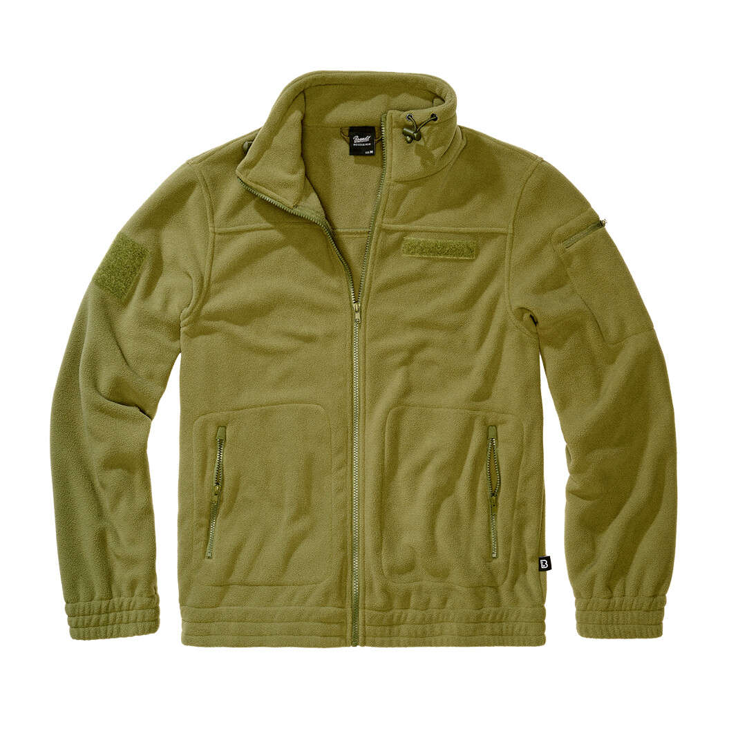 Bunda fleecová Brandit Combat Fleece - olivová, L