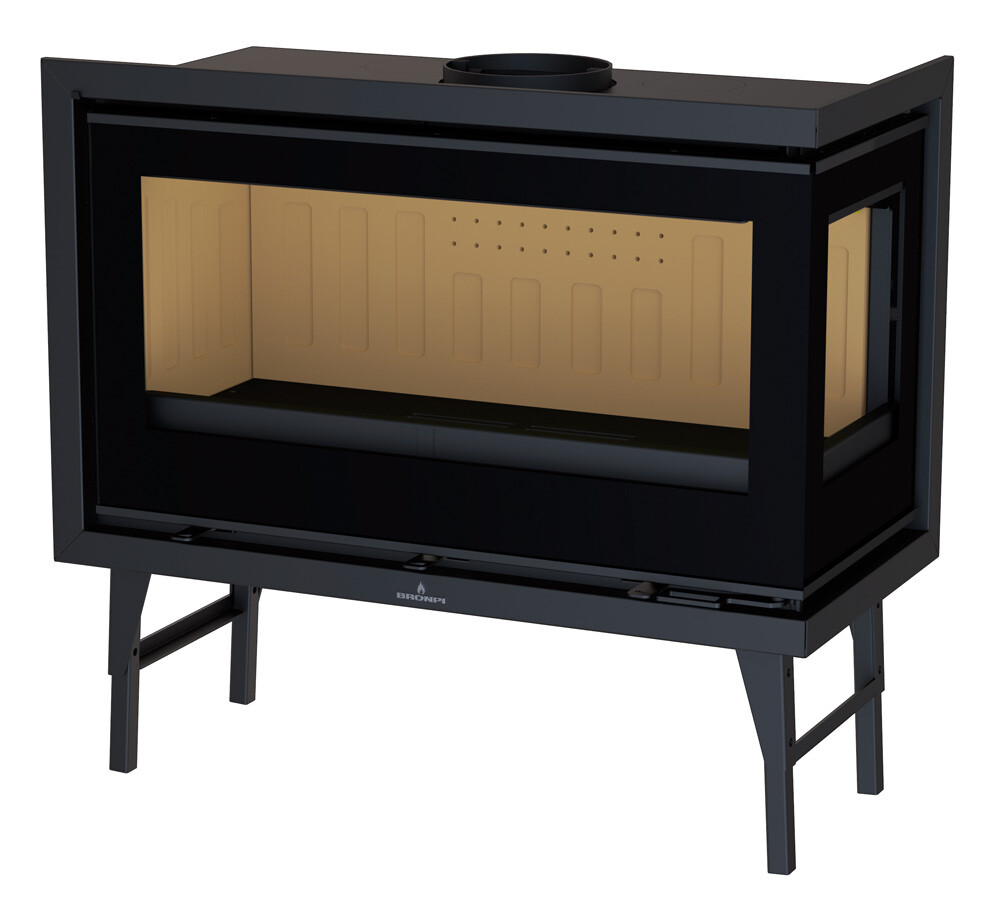 BRONPI krbová vložka CAIRO 90 pravé prosklení - vermikulit