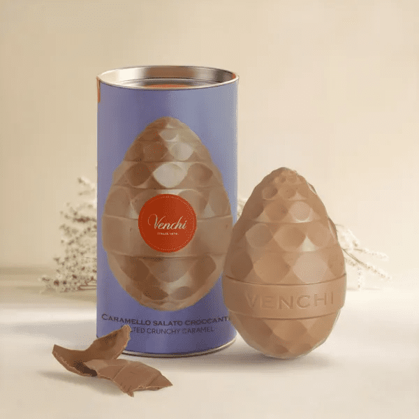 Venchi velikonoční vejce s karamelem a slaným toffee 150g