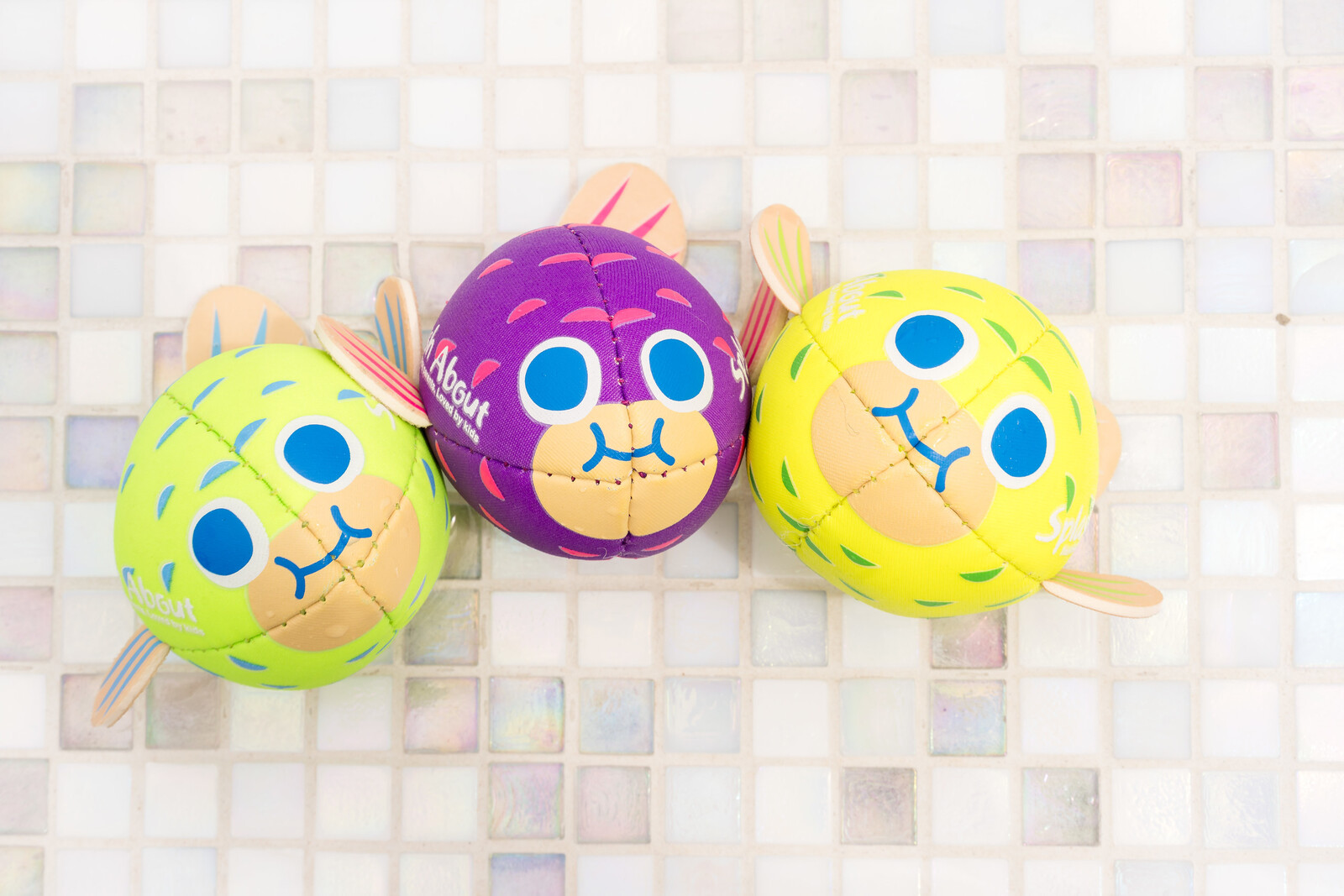 Sada neoprénových stříkajících rybiček 3 ks