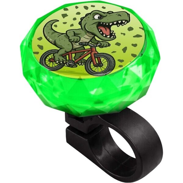 One SPIN Dětský zvonek na kolo, zelená, velikost