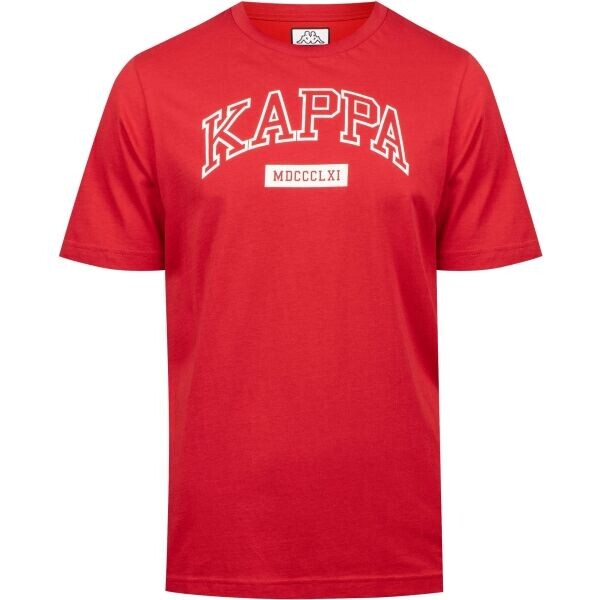 Kappa MONCALIERI Pánské triko, červená, velikost