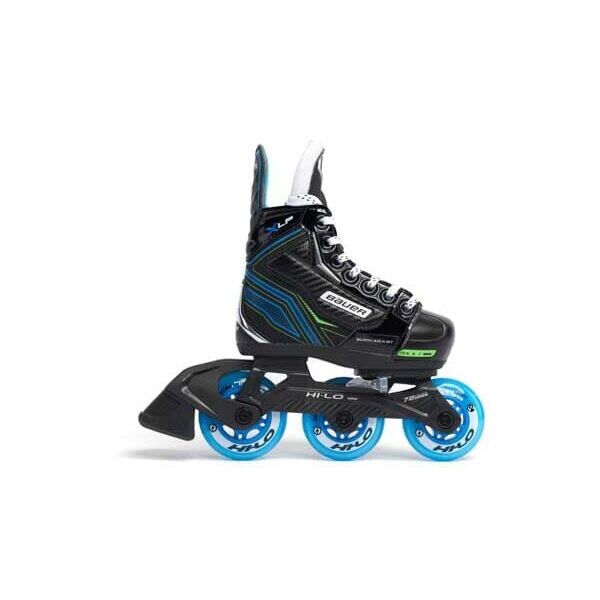 Bauer XLP ADJUSTABLE SKATE YTH Inline brusle, černá, velikost