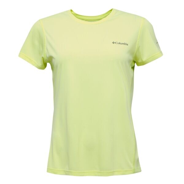 Columbia ZERO RULES LIGHT SS CREW Dámské tričko, žlutá, velikost