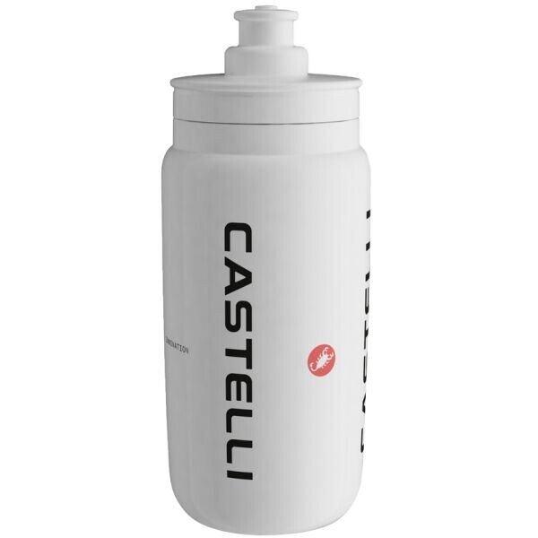 Castelli LOGO BOTTLE Cyklistická láhev, bílá, velikost