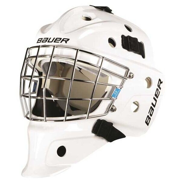 Bauer STREET NME YOUTH Maska pro street hokej, bílá, velikost