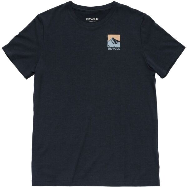 Devold CLASSIC SUMMIT TEE MAN Pánské merino tričko, černá, velikost