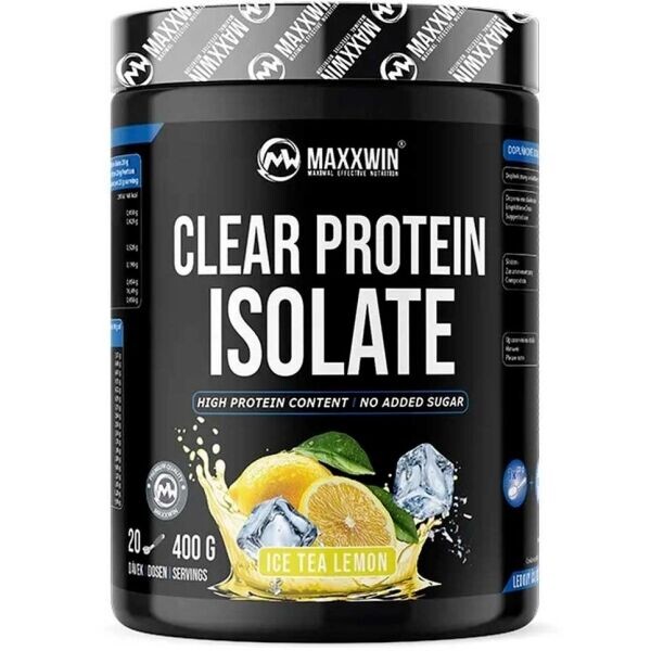 MAXXWIN CLEAR PROTEIN ISOLATE LEDOVÝ ČAJ CITRÓN 400 G Syrovátkový izolát, , velikost 400 G
