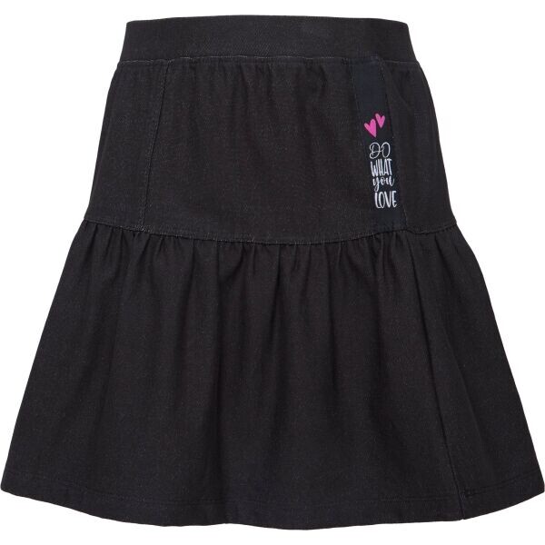 Lewro CATINA Dívčí sukně, černá, velikost 116-122