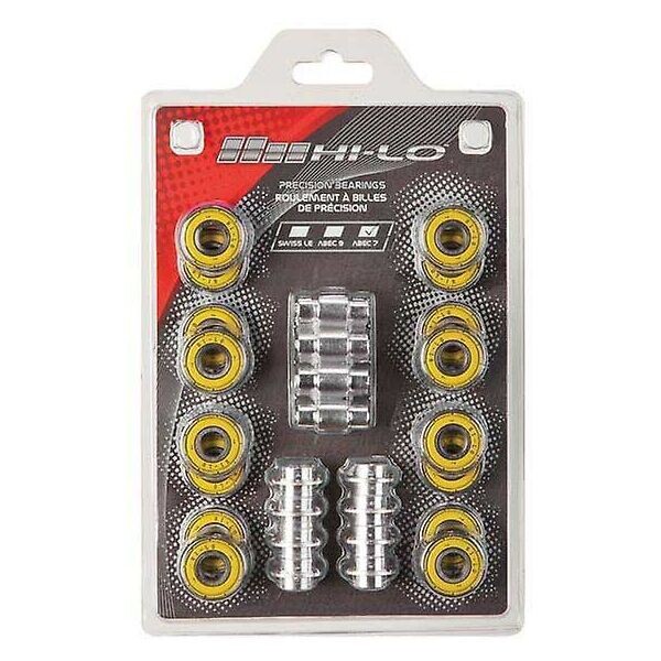 Bauer HI-LO ABEC 7 BEARINGS Ložiska, stříbrná, velikost