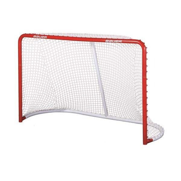 Bauer OFFICIAL PERFORMANCE STEEL GOAL Branka, červená, velikost