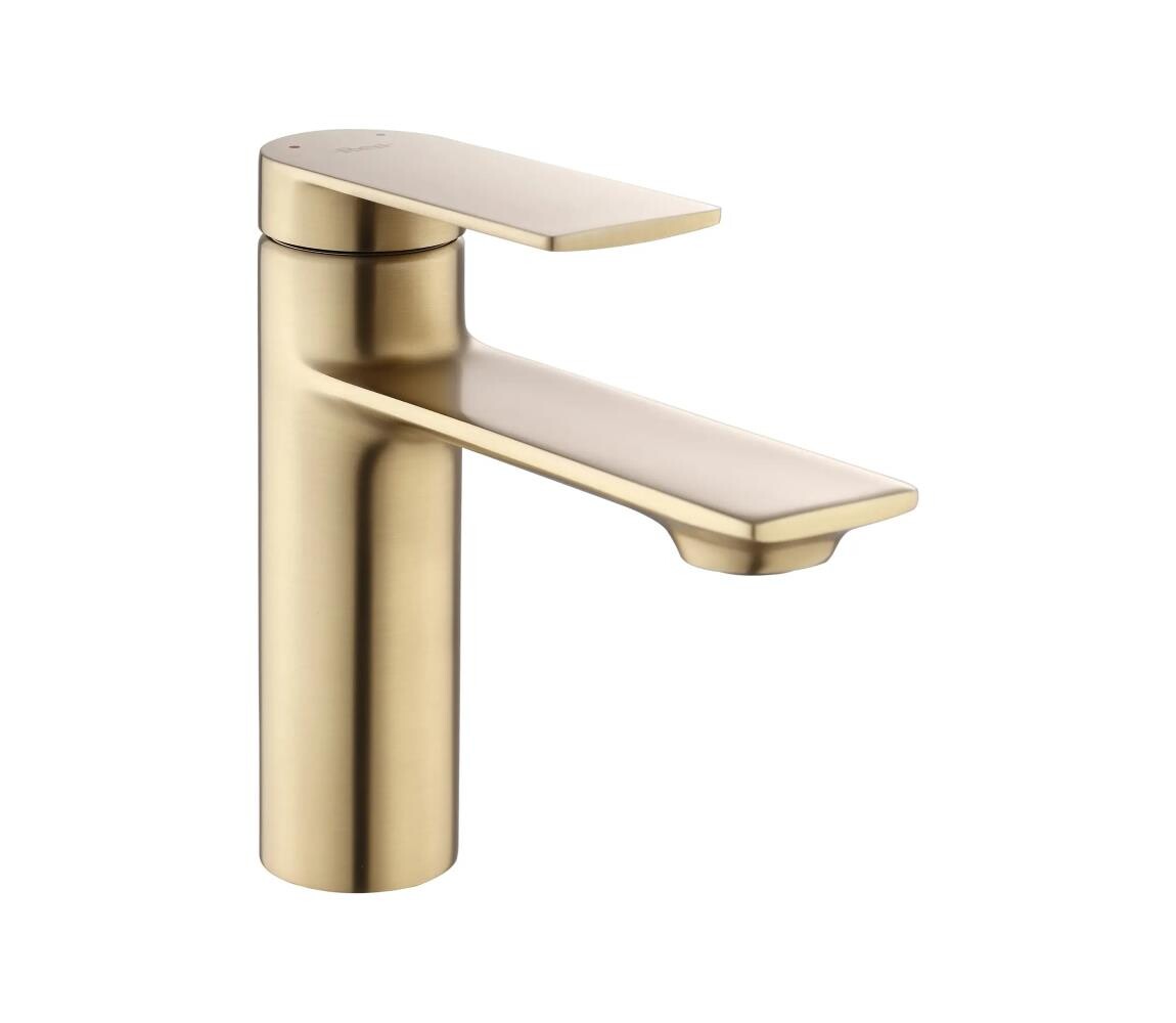 REA-B7960 - Umyvadlová baterie STORM 15 cm broušená zlatá REA-B7960