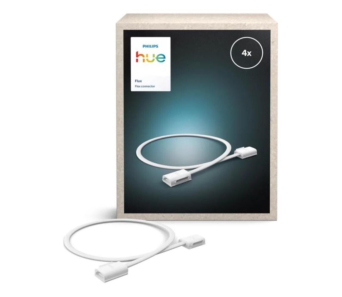 Philips - Flexibilní konektor pro LED pásky Hue FLUX 4 ks 872110304385600