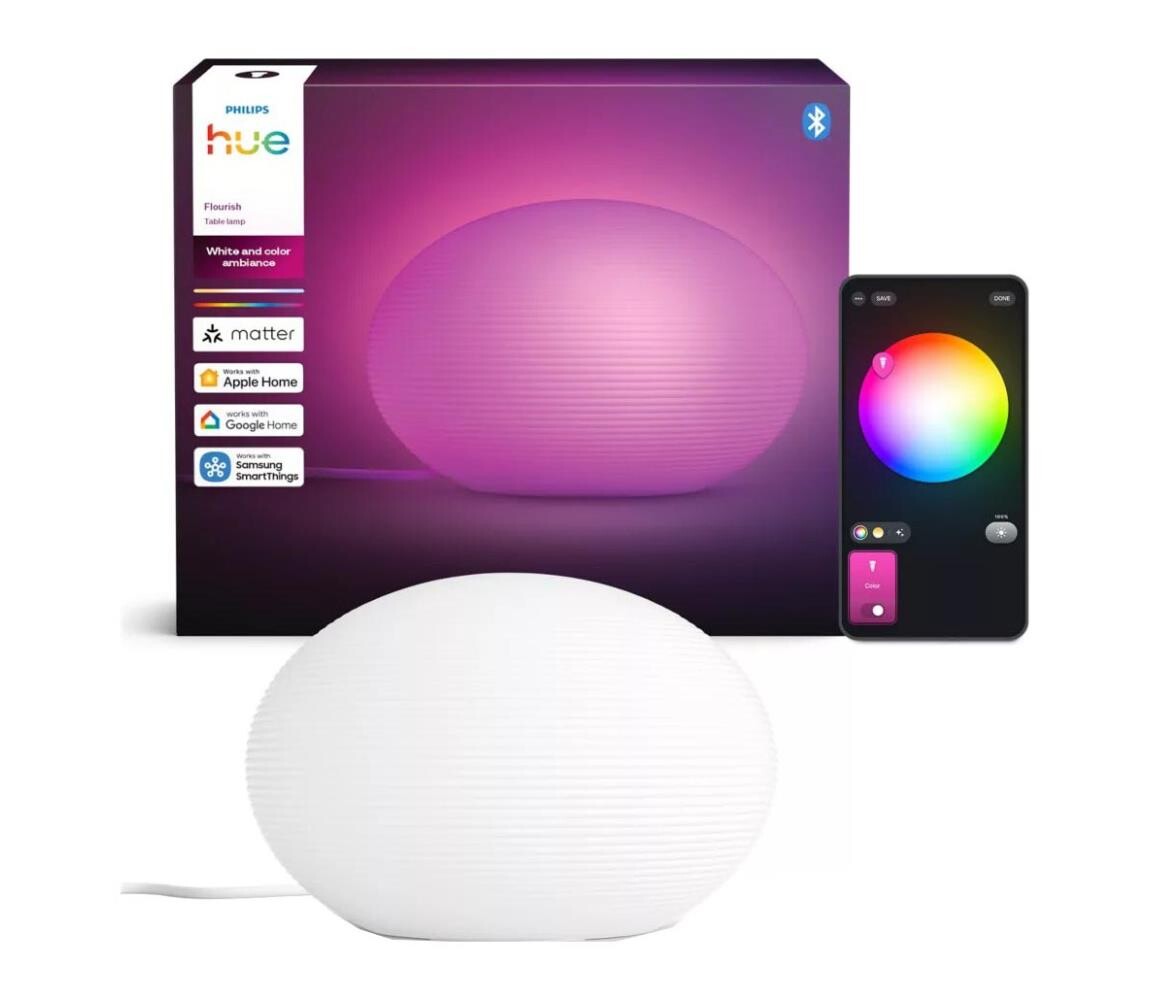 Philips - LED RGB Stmívatelná stolní lampa Hue FLOURISH WACA 1xE27/8,1W/230V 872110311881300