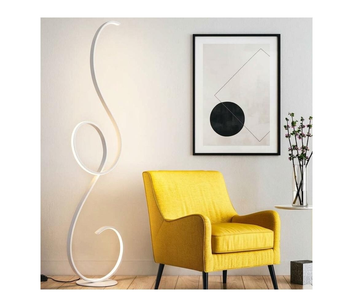 Ondaluce - LED Stmívatelná stojací lampa FLOK LED/44W/230V bílá PT.FLOK/B.CO