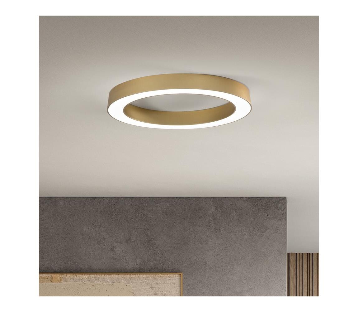 Ondaluce - LED Stmívatelné stropní svítidlo GLOBUS LED/40W/230V pr. 60 cm zlatá OTPL0009BG
