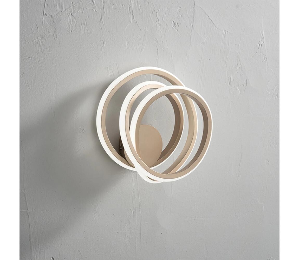 Ondaluce - LED Nástěnné svítidlo GOLDEN LED/23W/230V zlatá AP.GOLDEN/ORO