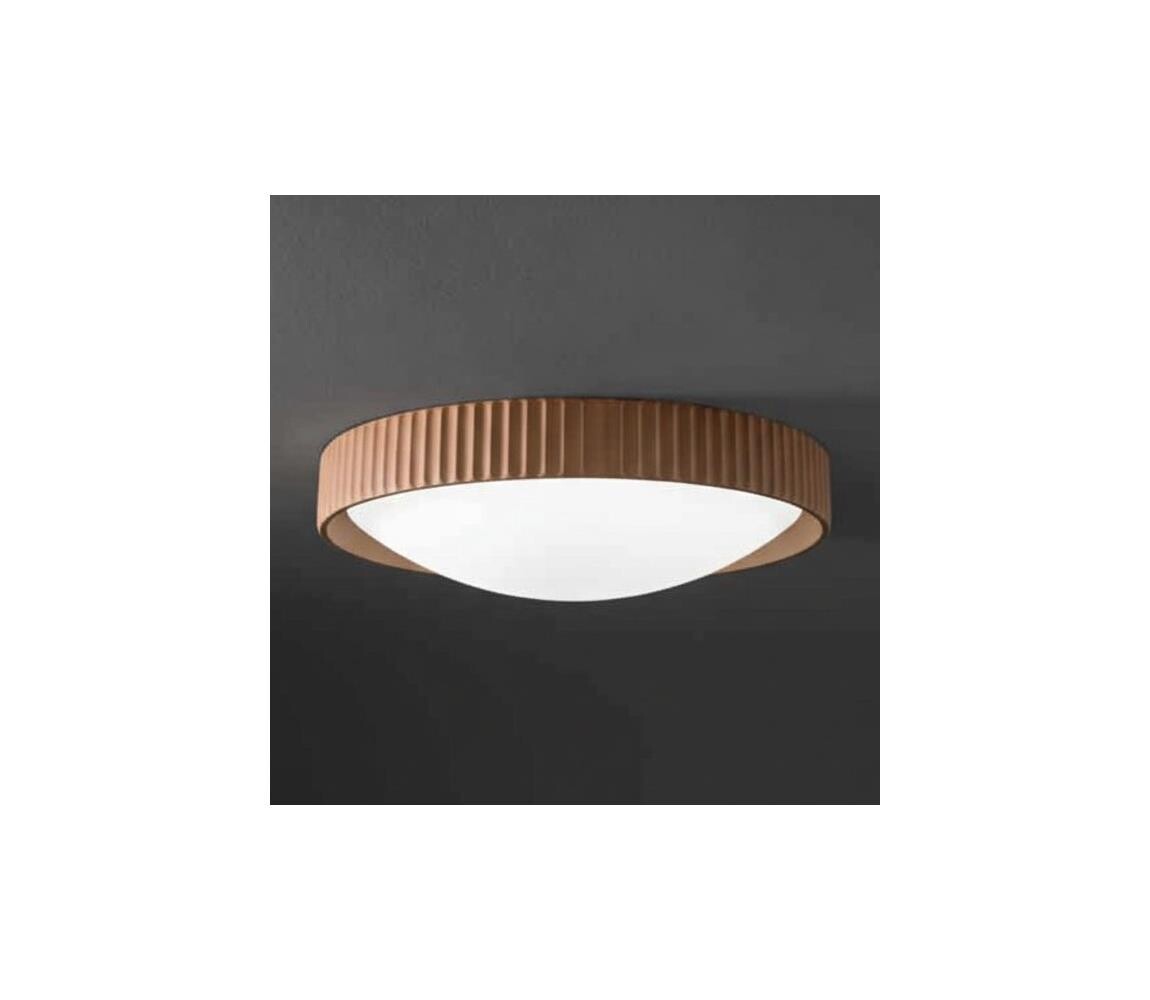 Ondaluce - LED Stropní svítidlo CONCRETE LED/20W/230V pr. 41 cm beton hnědá PL.CONCRETE/BIANCO