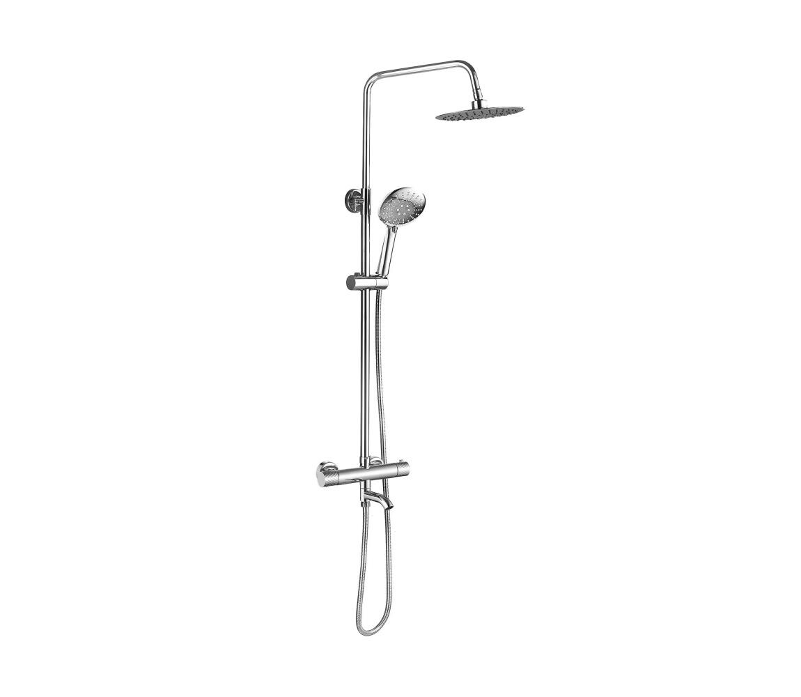 REA-P5961 - Sprchová sada s termostatickou baterií LUNGO DIAMOND lesklý chrom REA-P5961