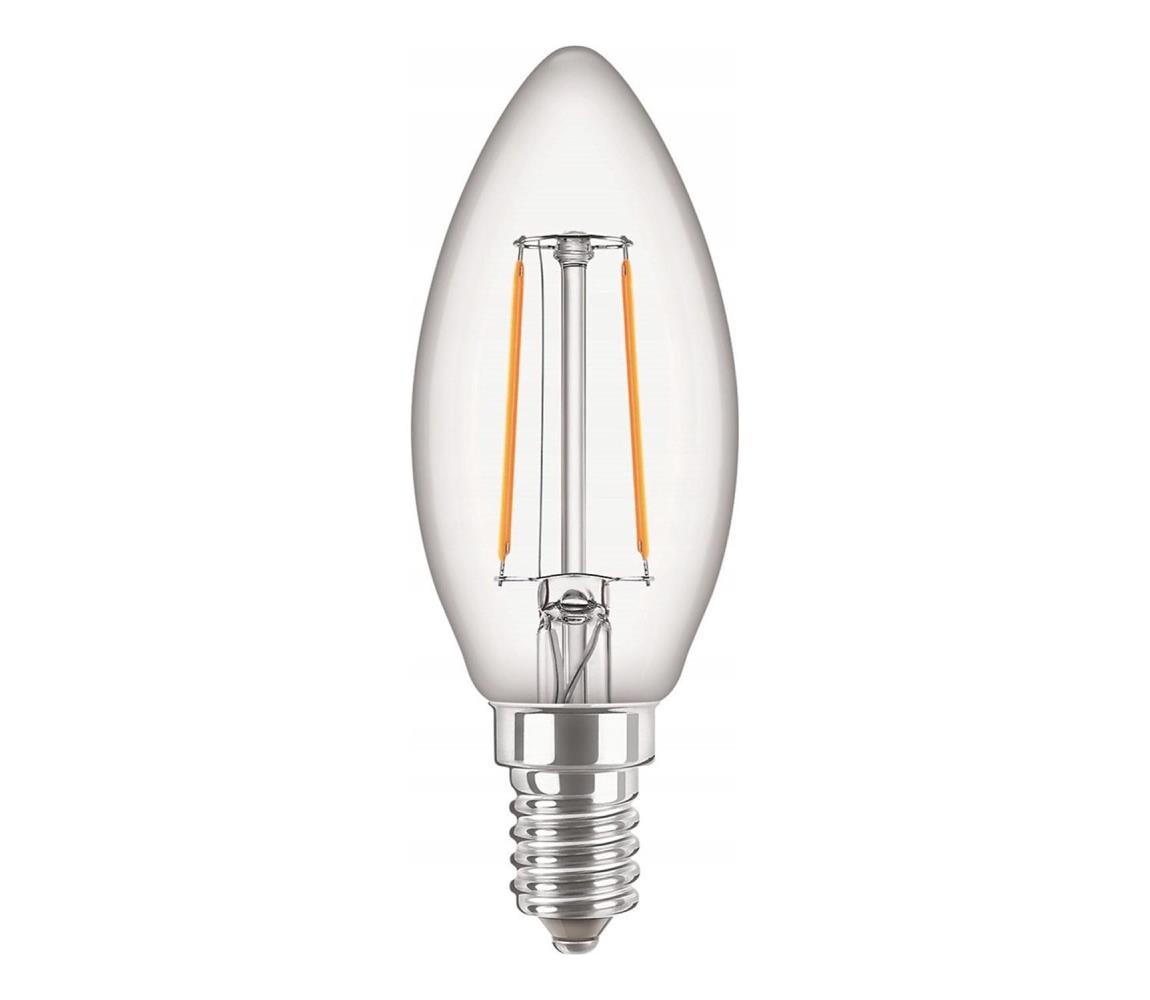 LED Žárovka VINTAGE Philips Pila E14/2W/230V 2700K 8727900966206