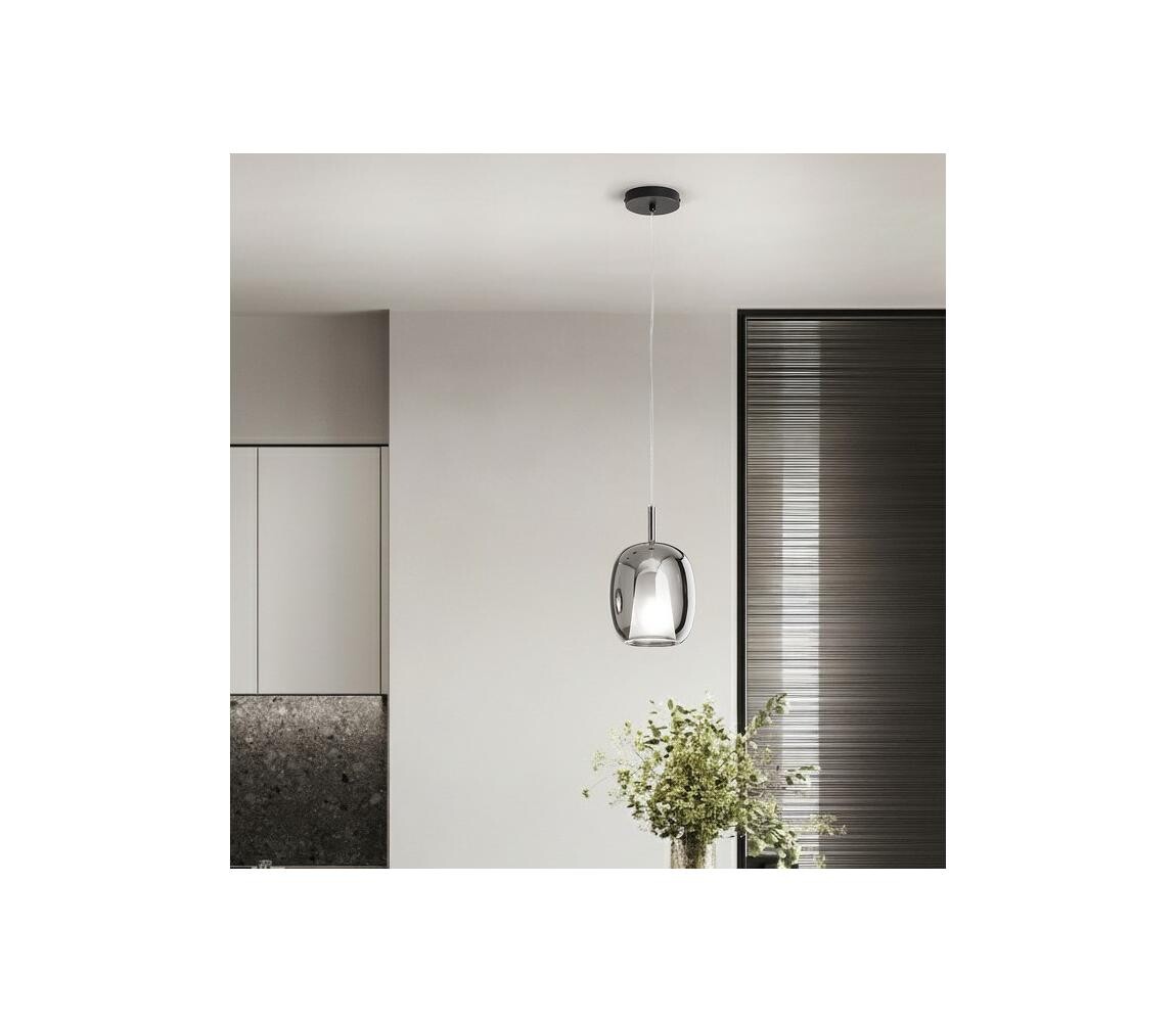 Ondaluce - Lustr na lanku TH 3xE27/15W/230V kouřová šedá SO.TH/3-FUME