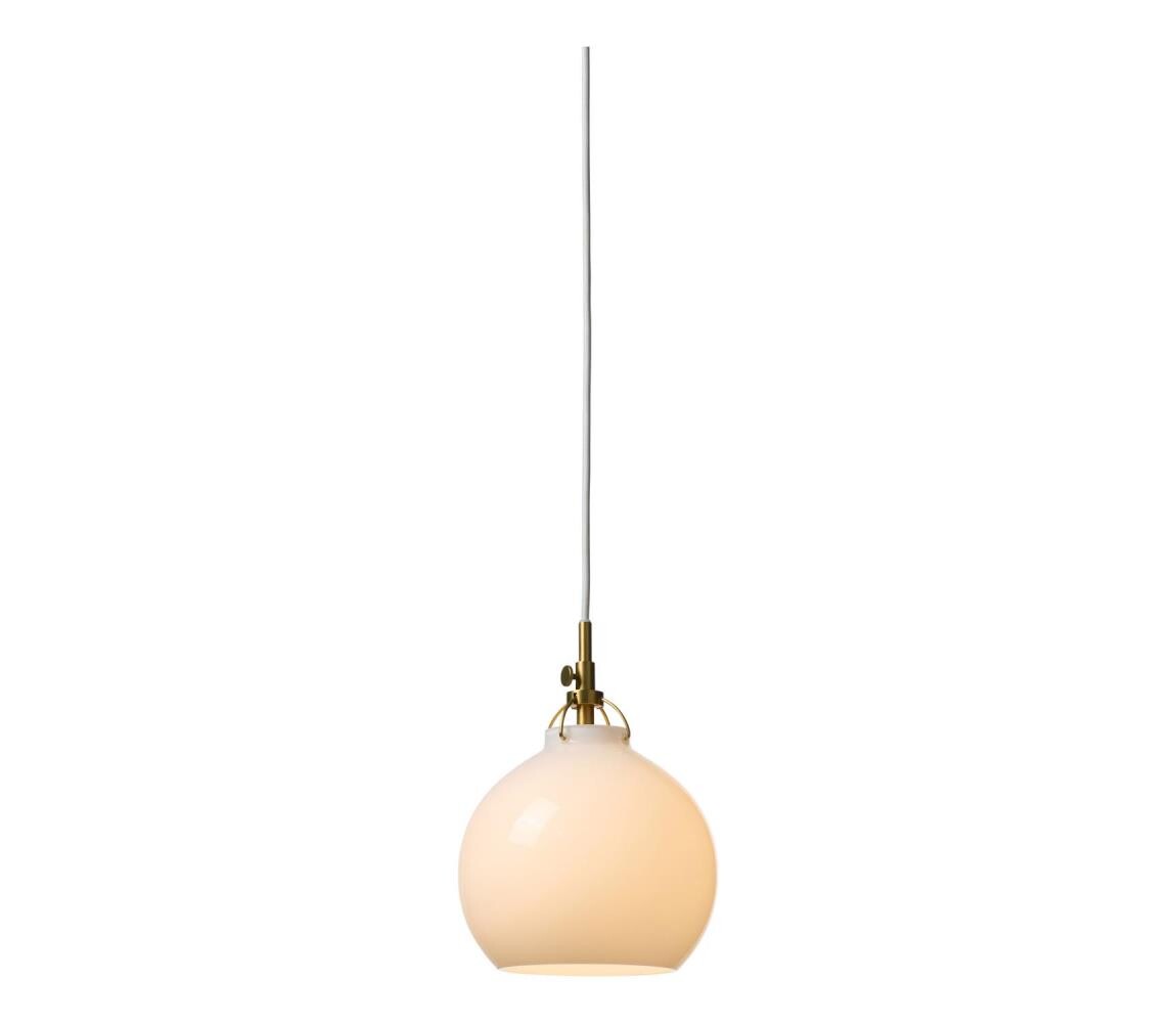 Halo Design 747924 - Lustr na lanku TOSCANA 1xG9/28W/230V pr. 18 cm krém./mosaz 747924