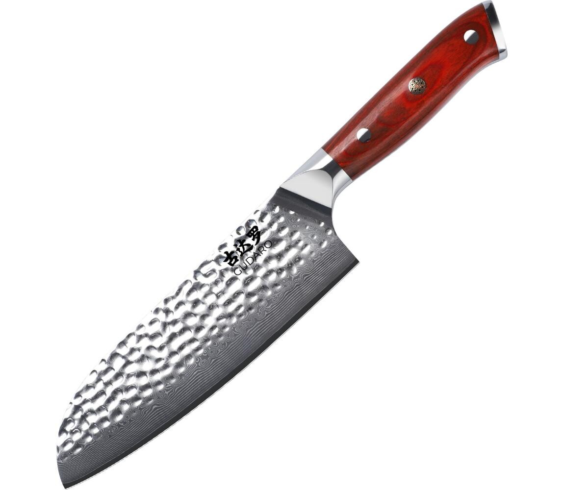 Gudaro -Damaškový Santoku kuchyňský nůž MIYABI 7
