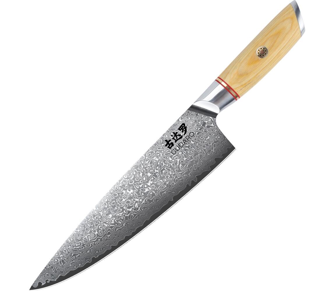 Gudaro - Damaškový šéfkuchařský nůž HIKARI 8