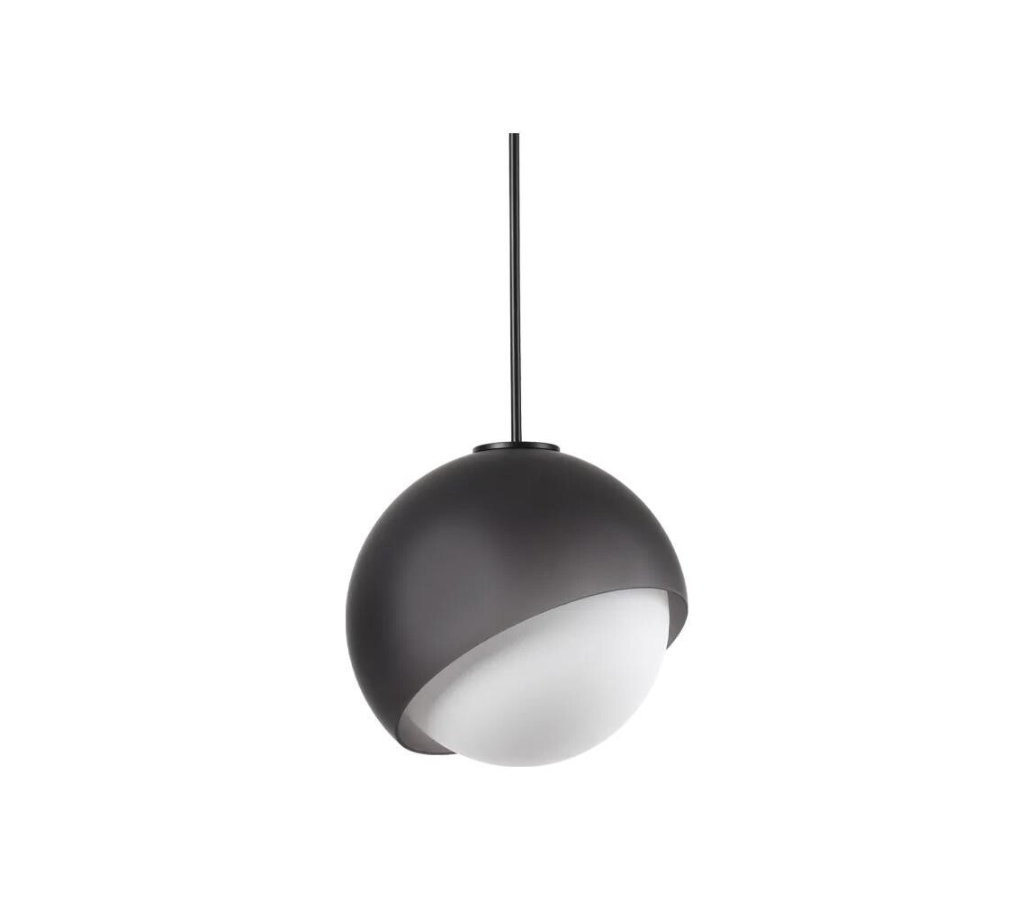 Ideal Lux - Lustr na lanku BLOOM 1xE27/42W/230V pr. 30 cm černá 366692