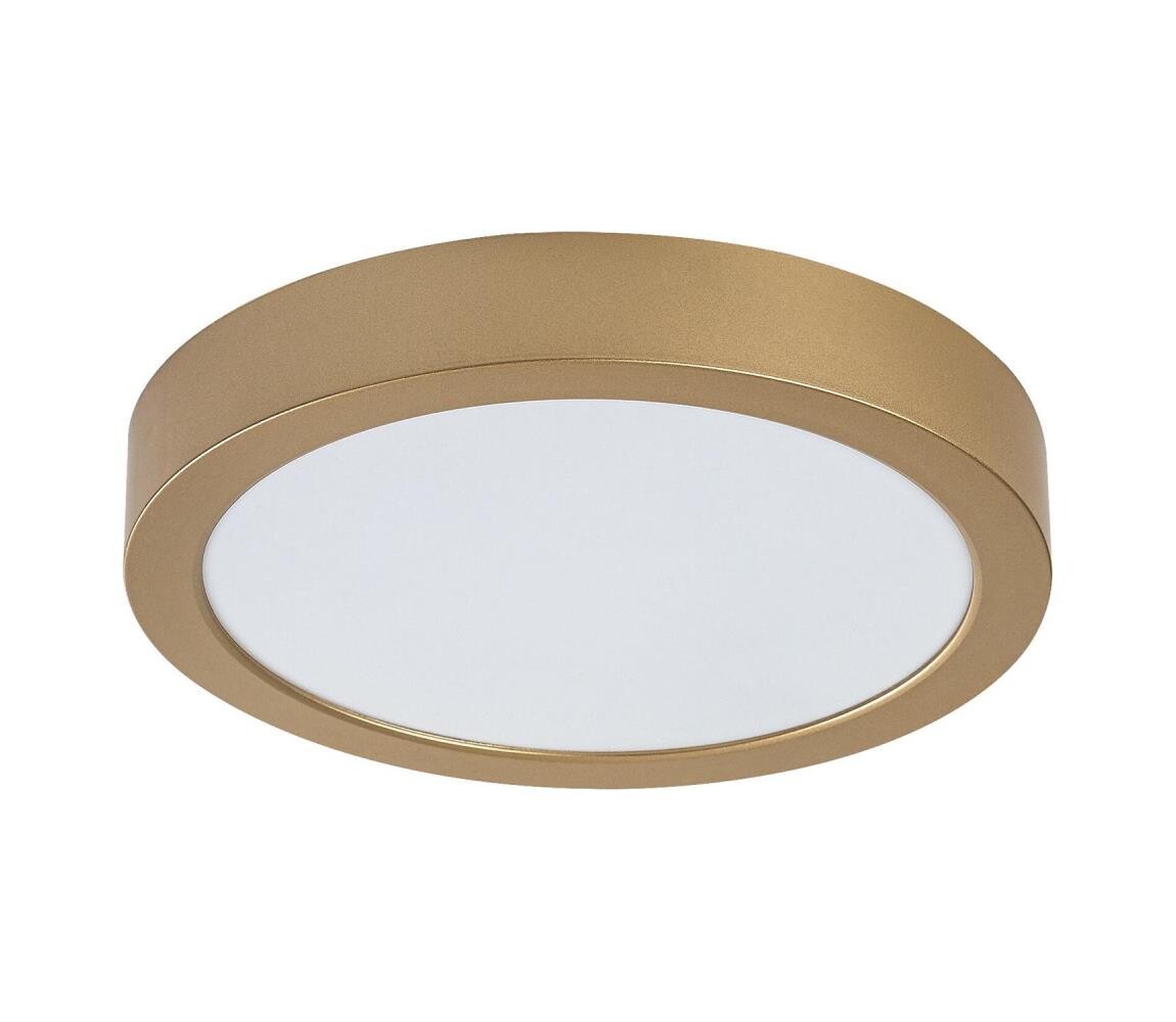 Rabalux 75078 - LED Koup. str. svítidlo SHAUN PLUS 24W/230V pr. 22 cm IP44 zlatá 75078