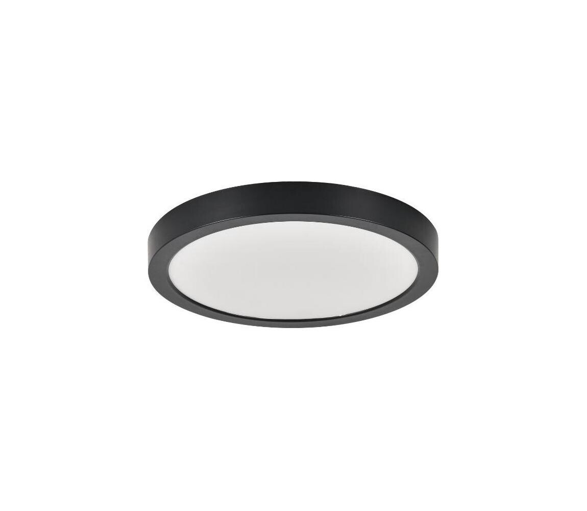 Rabalux 75076 - LED Koup. str. svítidlo SHAUN PLUS 30W/230V pr. 30 cm IP44 černá 75076