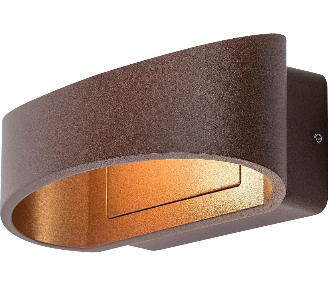 Rabalux 77180 - LED Ven. nástěnné svítidlo GERLA LED/9W/230V IP54 hnědá 77180