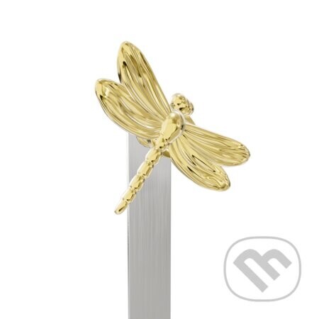 3D kovová zberateľská záložka – miniatúra – Vážka - Metalmorphose