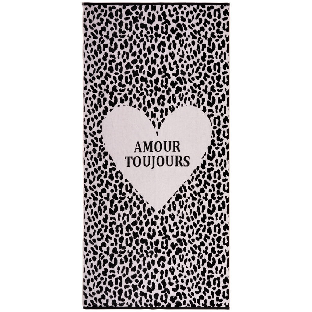 Esposa OSUŠKA NA PLÁŽ, 90/180 cm, černá, bílá