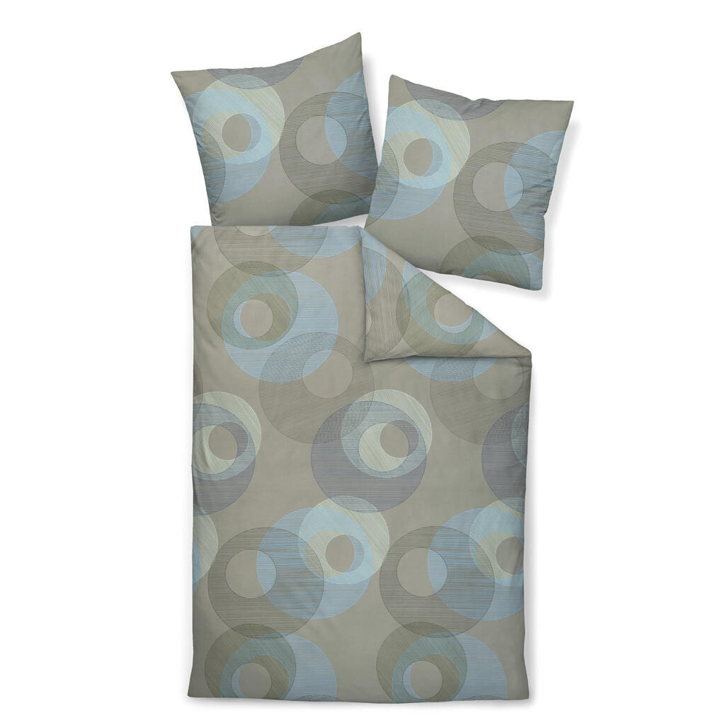 Janine POVLEČENÍ, makosatén, šalvějově zelená, 140/200 cm