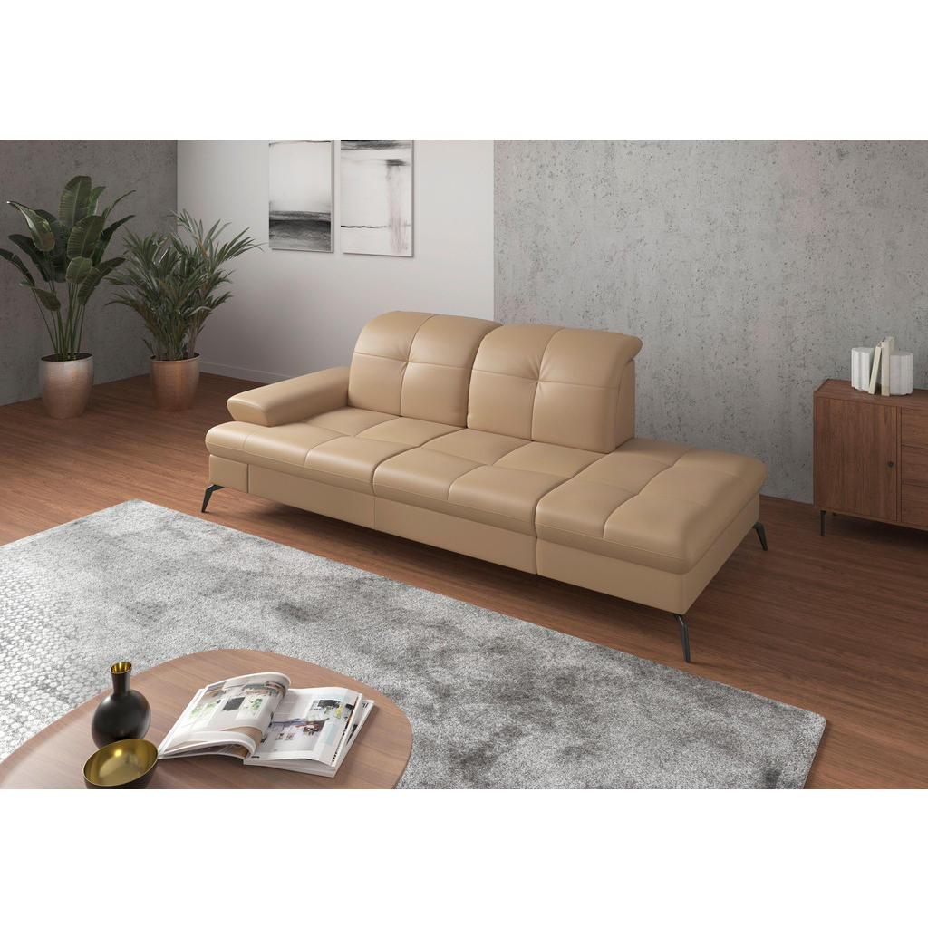 Sit & More LENOŠKA, kůže, cappuccino