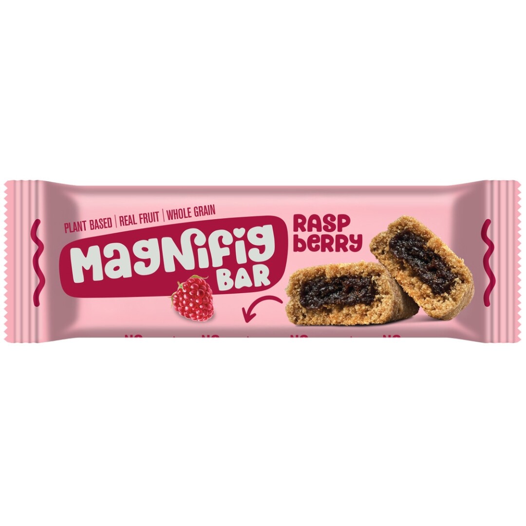 VENUS Magnifig Bar Raspberry tyčinka s fíkovou pastou s malinovou příchutí 50 g