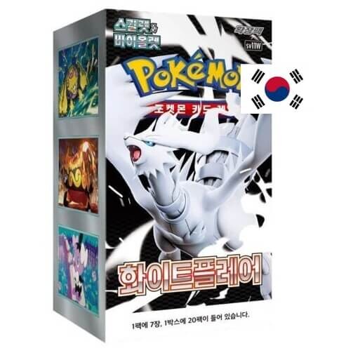 Pokémon Scarlet and Violet White Flare Booster Box - korejsky