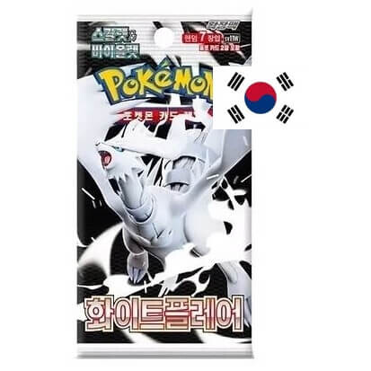 Pokémon Scarlet and Violet White Flare Booster balíček - korejsky