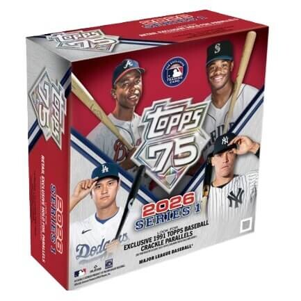 2026 Topps Series 1 Baseball Mega Box - sběratelské karty MLB