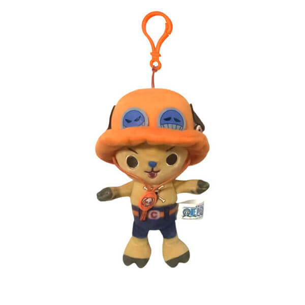 One Piece přívěsek Chopper X Ace (plyš) - 11 cm