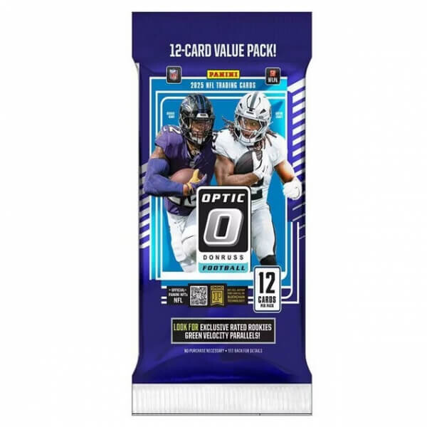 2025 Panini Donruss Optic NFL Football Fat Pack