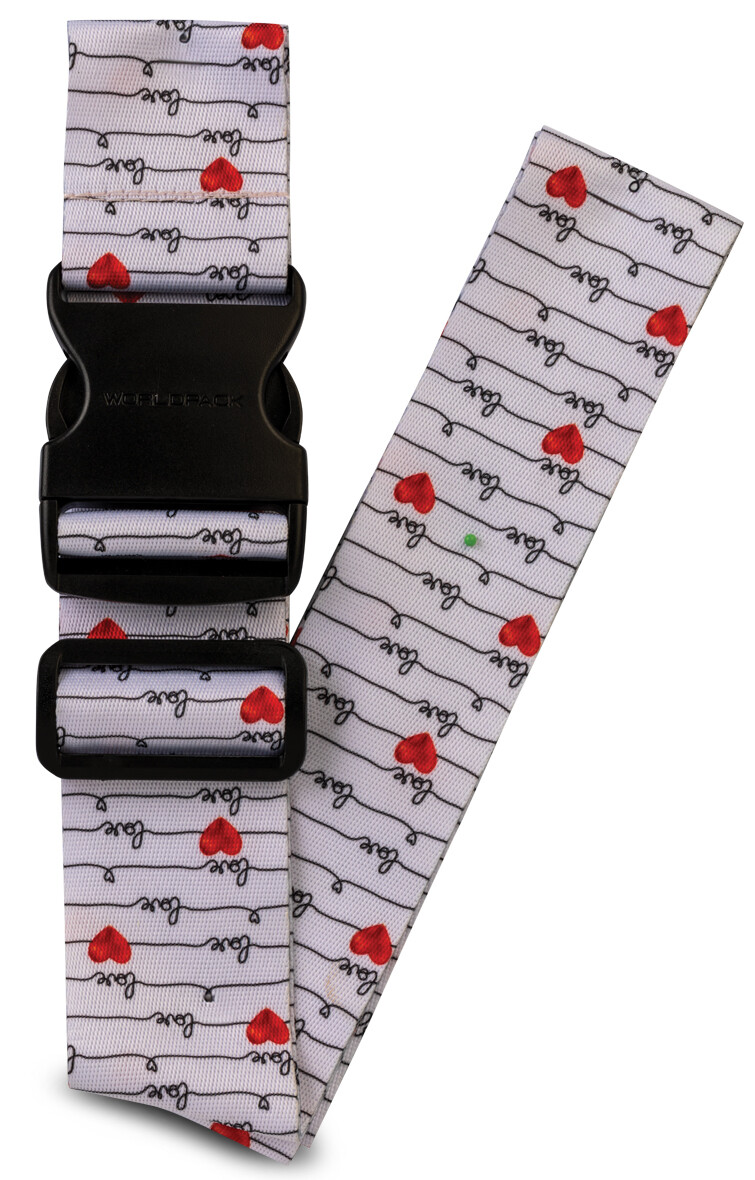 Cestovní popruh na kufr Worldpack - Love