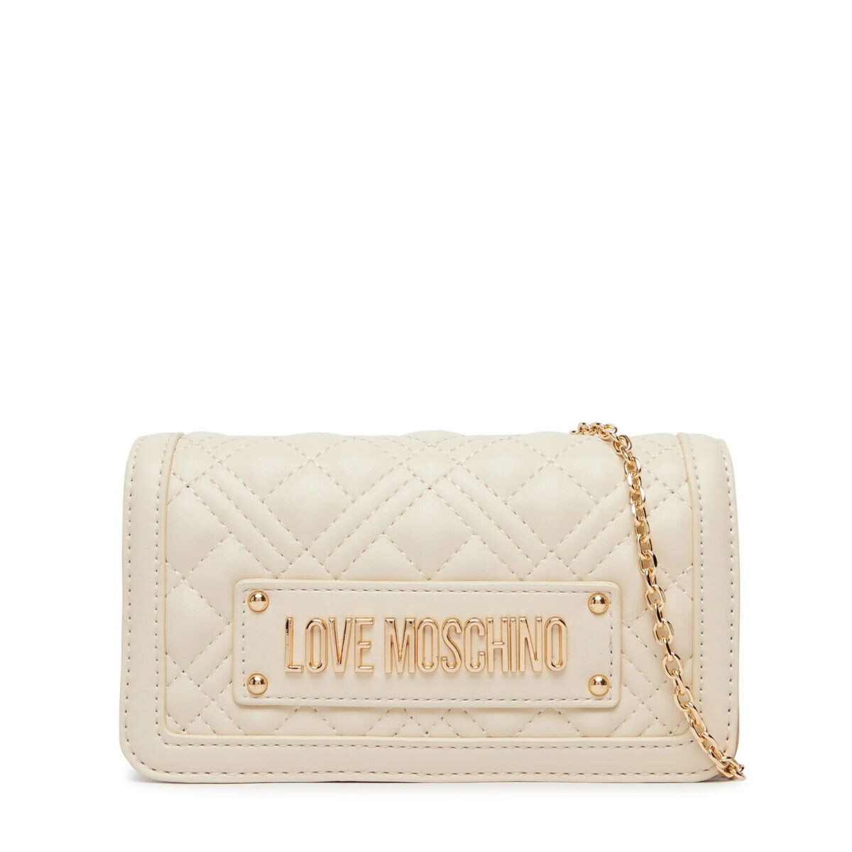 Love Moschino dámská stylová kabelka - béžová - One size