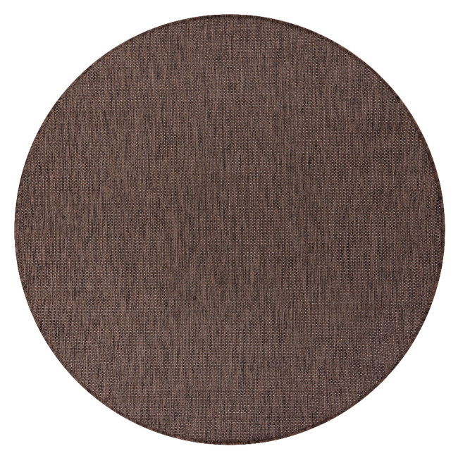 Koberec SIZAL SION A5165A hnědý kruh